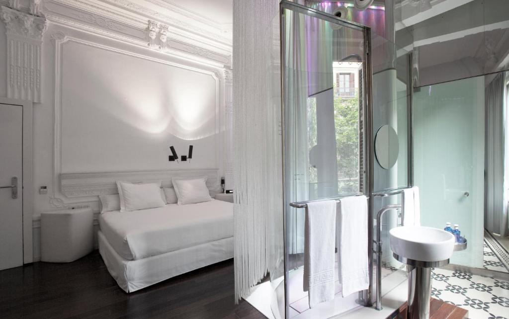 Este hotel de diseño está en la moda de Barcelona Barrio de nacimiento, a 250 metros del Museo Picasso.