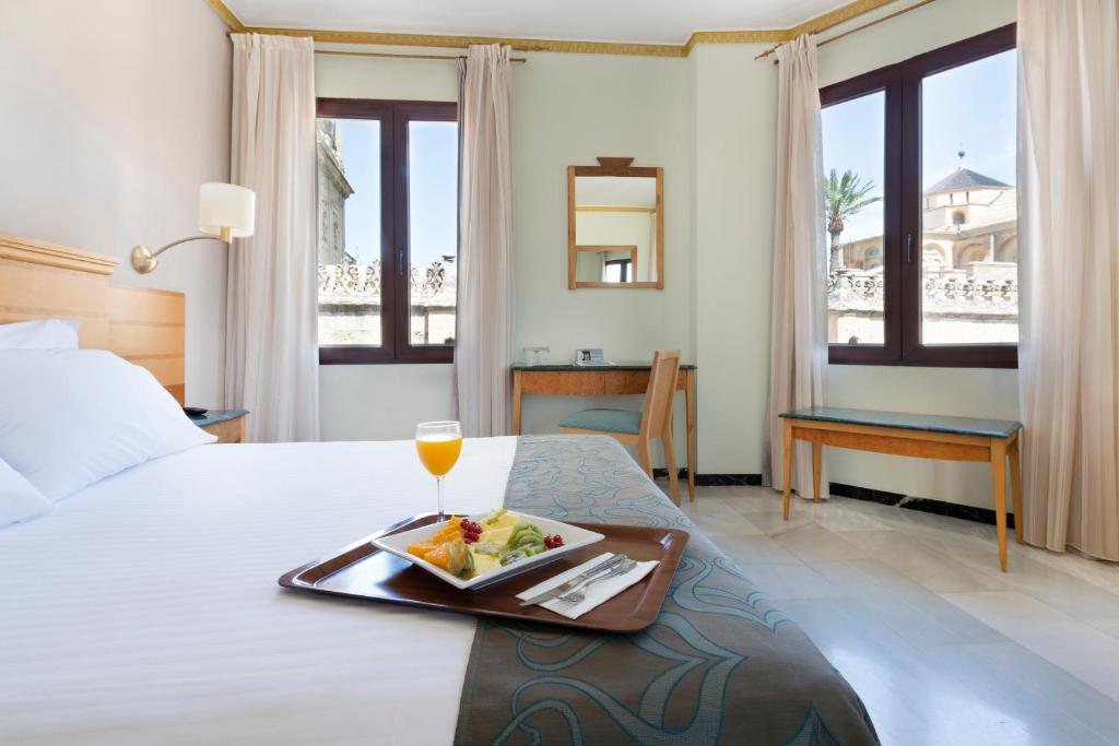 Facing Cordoba’s famous Grand Mosque, in the heart of the Jewish Quarter, this elegant hotel has a traditional Andalusian patio and free Wi-Fi.
