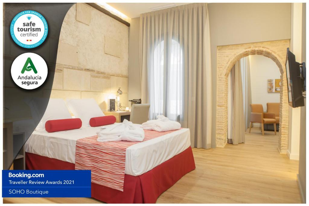 Situado en el casco antiguo de Córdoba, a 900 metros de la mezquita, este elegante hotel de 4 estrellas cuenta con una terraza solárium y hammam, así como un...