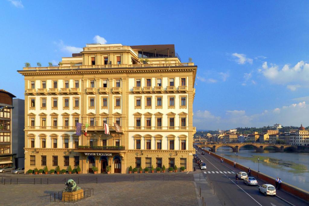 Located on the banks of River Arno in Florence's historic Piazza Ognissanti, The Westin Excelsior, Florence offers luxurious rooms and suites, many...