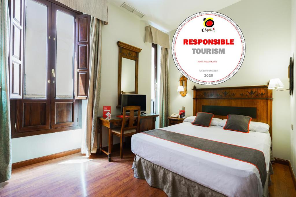 Hotel Plaza Nueva is situated in central Granada’s Plaza Nueva, metres from the Alhambra, and the amazing Albayzín district.