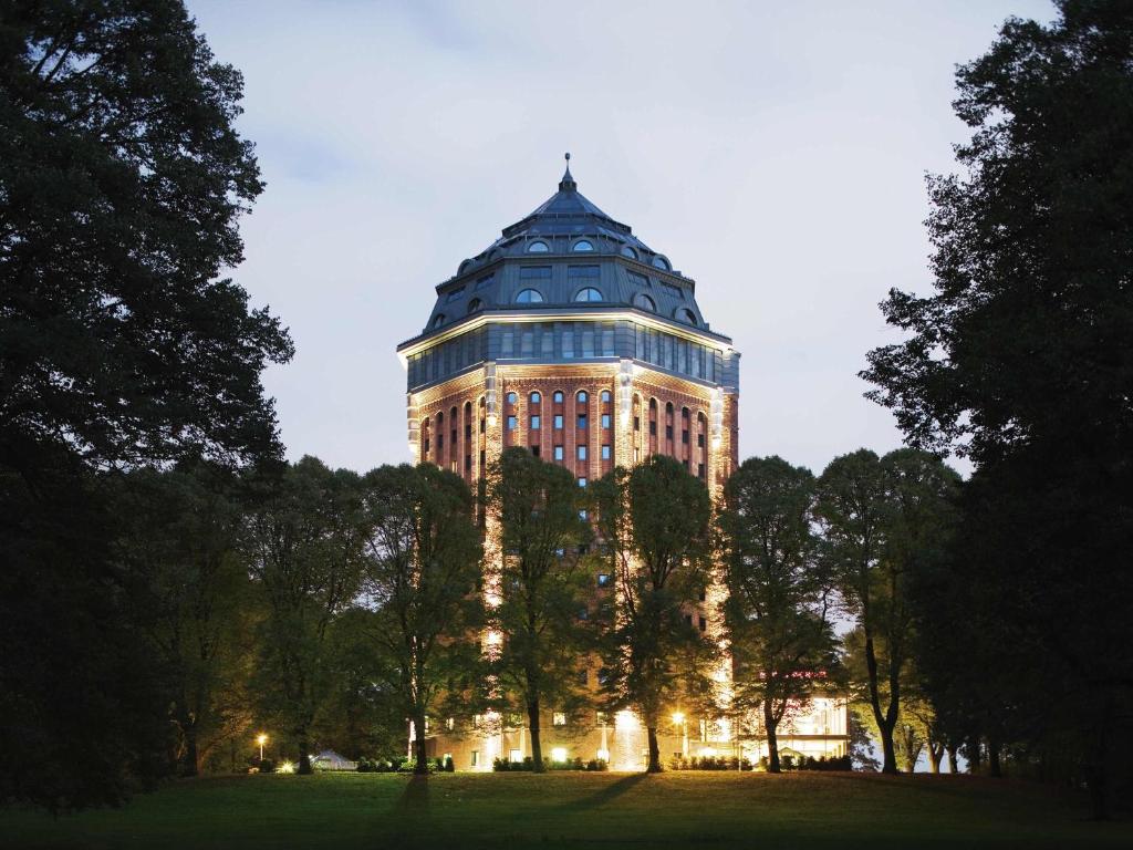 Located in a 19th-century water tower, this unique hotel in central Hamburg features a stylish bar, gym, and air-conditioned rooms with flat-screen TVs and...