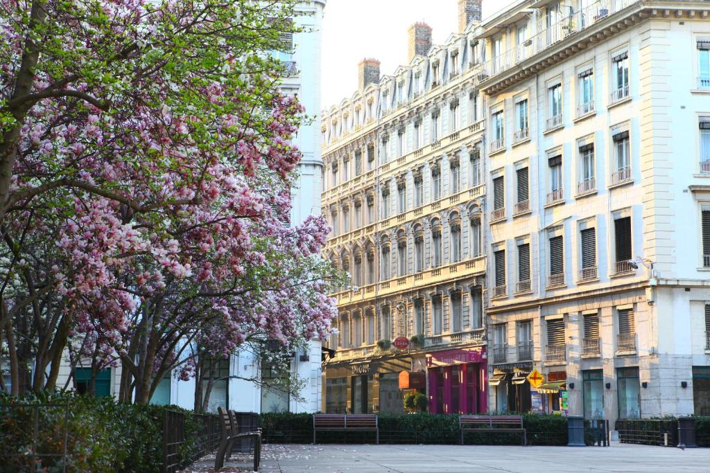 Hotel des Celestins is located in central Lyon, just 200 metres from Bellecour Place and 650 metres from Old Lyon.