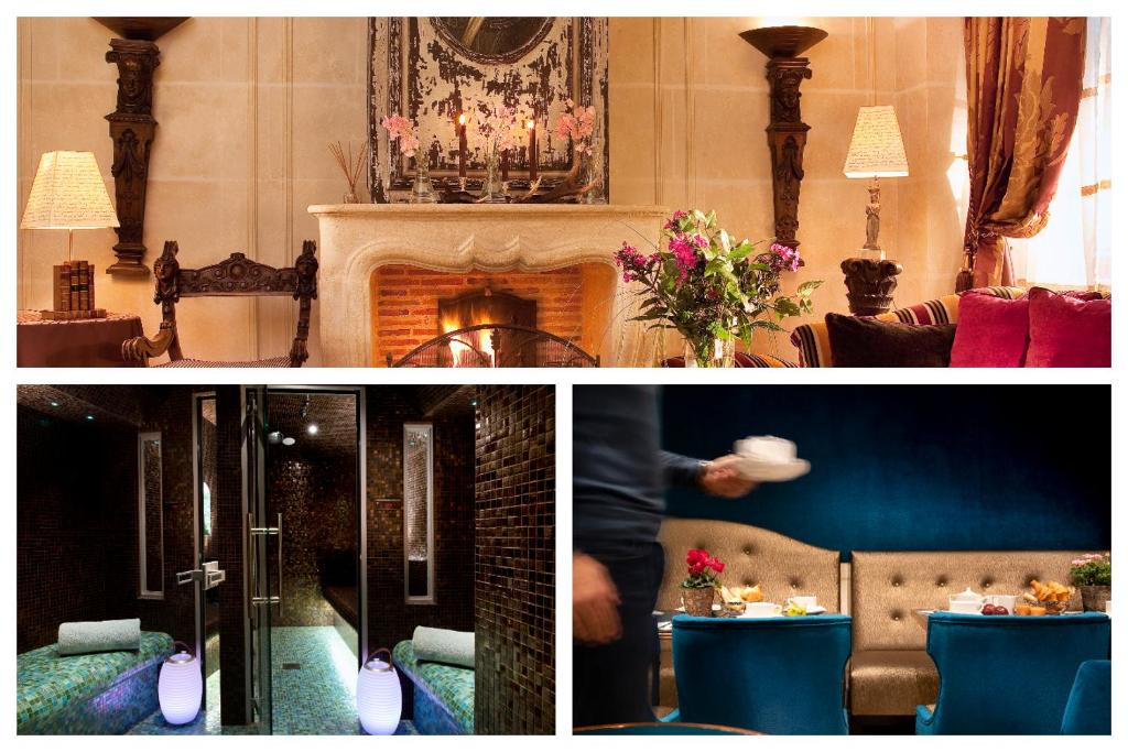 Located near the Sorbonne University on Paris’ chic left bank, this 4-star hotel offers luxury rooms with period furniture and painted ceilings.