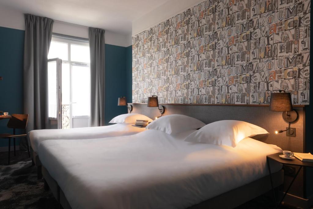 Das Hôtel Bristol Reims begrüßt Sie im Herzen von Reims, 750 m von der Kathedrale Notre Dame und 300 m vom Bahnhof Reims entfernt.