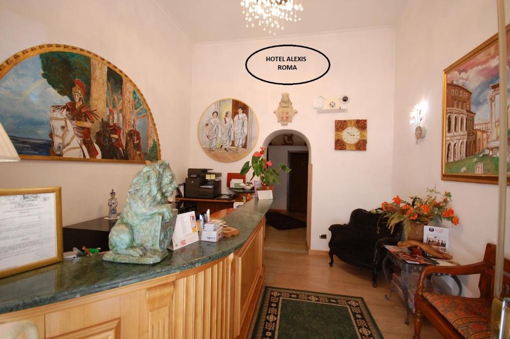 In bester Lage im Zentrum von Rom bietet das Hotel Alexis klimatisierte Zimmer, einen Garten, kostenfreies WLAN und eine Terrasse.