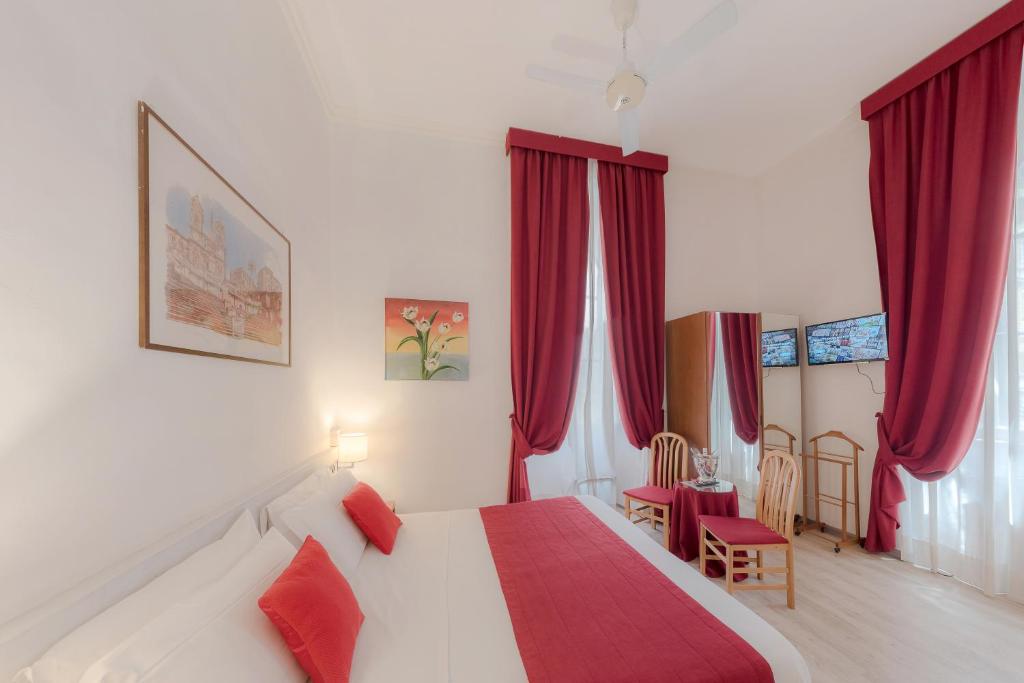 Doté de la climatisation et d'une connexion Wi-Fi gratuite, l'Hotel Giotto Flavia est situé dans le centre historique de Rome, à 10 minutes à pied du métro Repubblica.