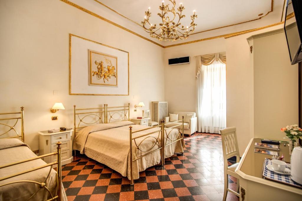 Das Hotel Labelle befindet sich im historischen Zentrum von Rom, nur 5 Gehminuten vom Kolosseum entfernt. Dieses Hotel liegt direkt im trendigen Viertel Monti.