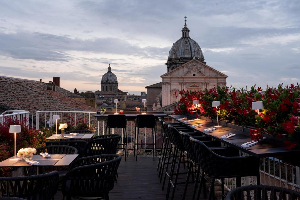 La doar 100 de metri de Piazza Navona Square, Hotelul Palazzo Navona de 4 stele este situat în inima Romei.