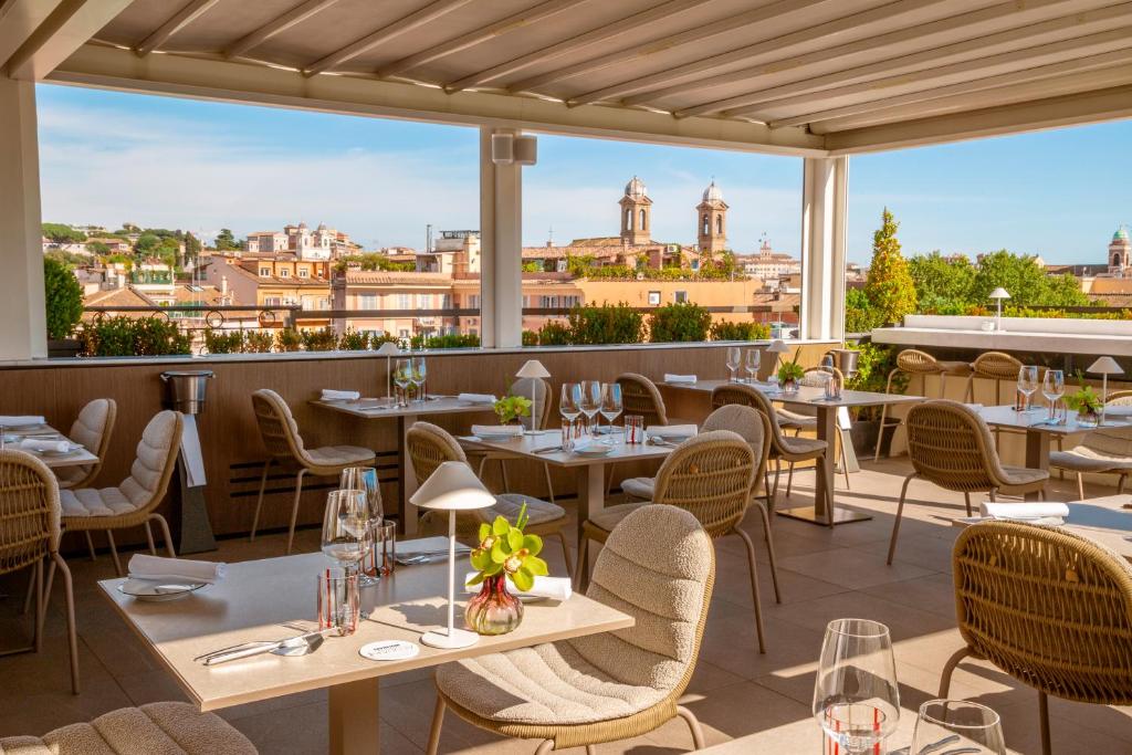 This 5-star boutique hotel is in Rome's historic centre an 8-minute walk from the Spanish Steps.