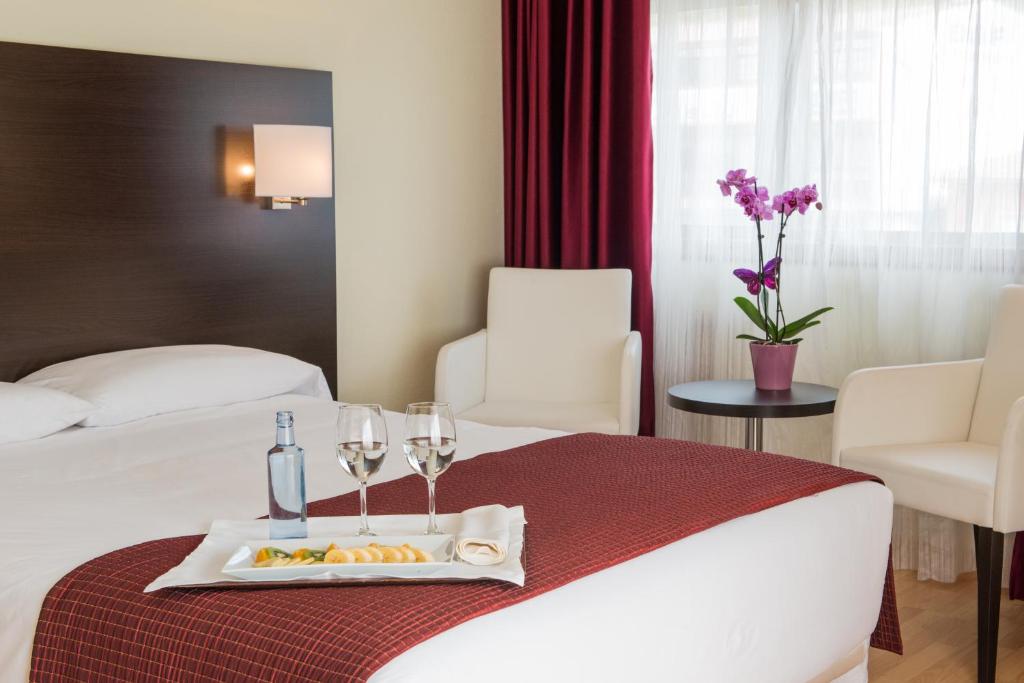 Located in the San Lazaro neighbourhood,10 minutes’ drive from the historic centre of Santiago, Hotel Santiago Apóstol lies at the end of the French Route...