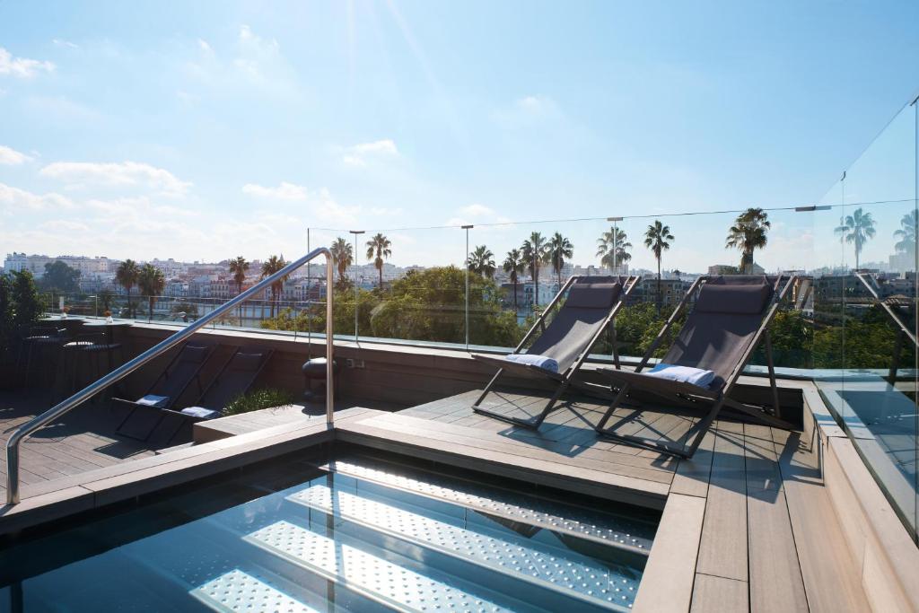 Located across the famous Triana Bridge, Hotel Kivir, recommended for adults is a 4-star property situated in Seville.