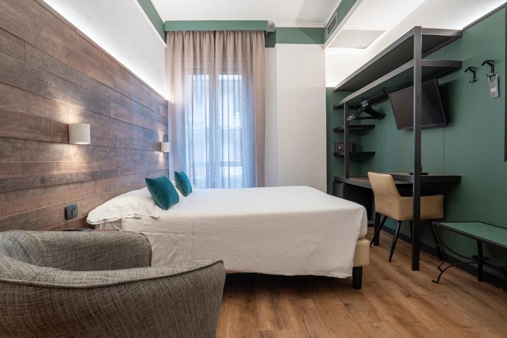 Vous bénéficierez d'un excellent service et d'un excellent accès au centre historique de l'Hôtel Italia, à seulement 5 minutes à pied de l'hôpital Borgo Trento, dans un...