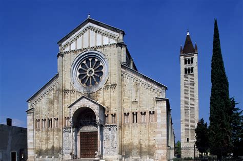 Basilica of San Zeno Maggiore, A Romanesque masterpiece dedicated to Verona’s patron saint.