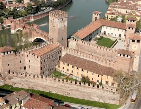 Castelvecchio, A medieval castle and art museum.
